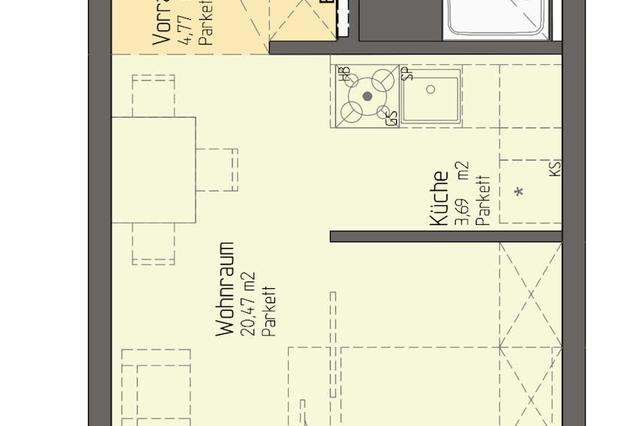 1-Zimmer Wohnung in Wehlistraße, 2. Bezirk-Leopoldstadt