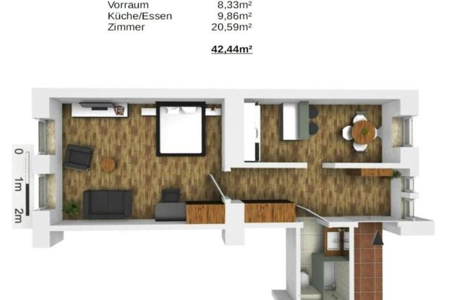 1 室户公寓 位于 Cervantesgasse, Penzing