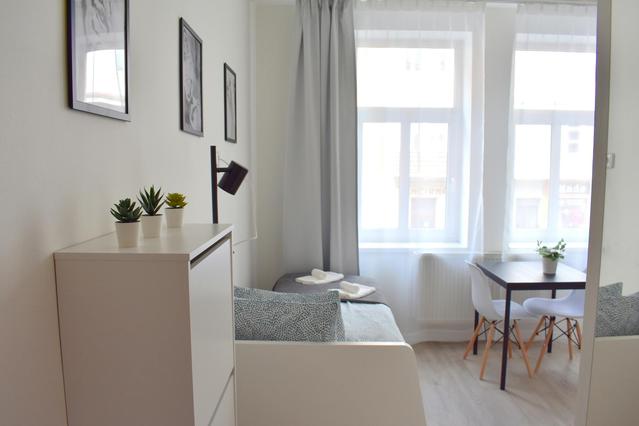 Studio in Koněvova, Žižkov