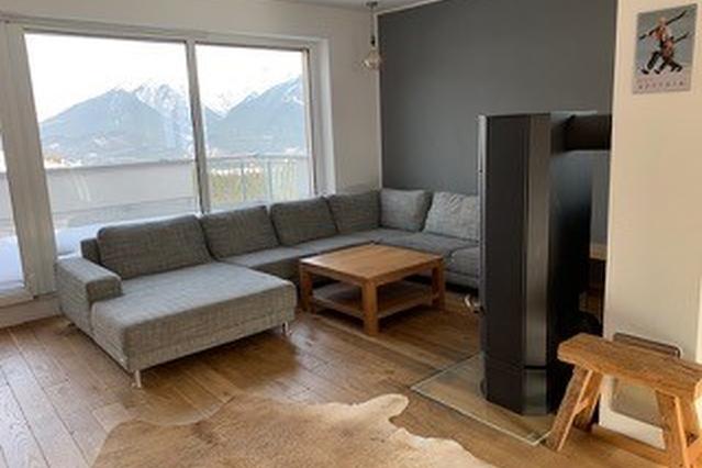 Ligt-flooded apartment with an amazing mountain panorama