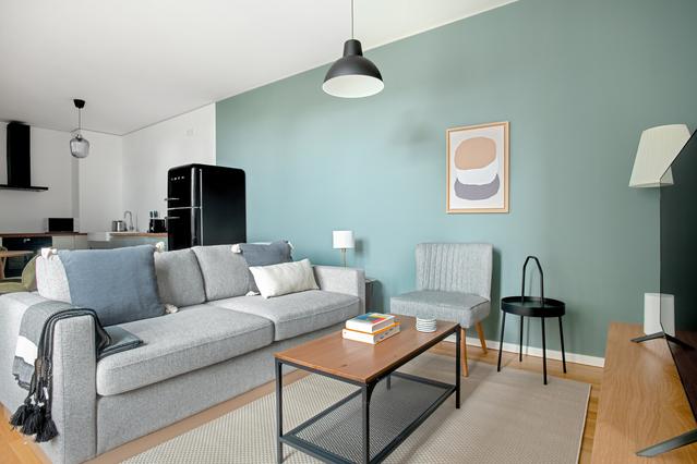 Apartamento de 1 quarto em Voltairestraße