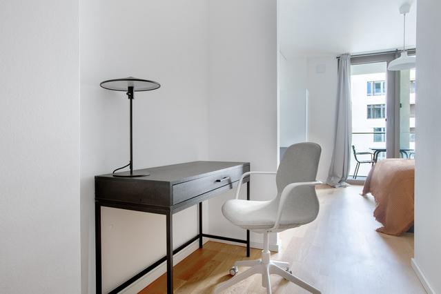 Apartamento de 1 quarto em Voltairestraße